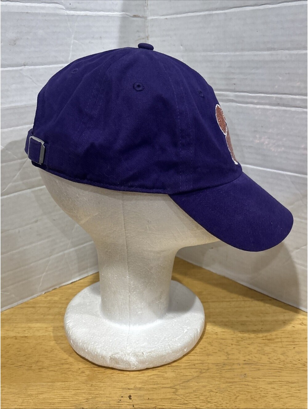 Clemson Tigers College Football NCAA Death Valley Sequin Flashy Baseball Cap - Picture 6 of 13
